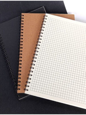 Notebook A5/Jurnal Spiral - Polos, Dotted, dan Kotak-Kotak